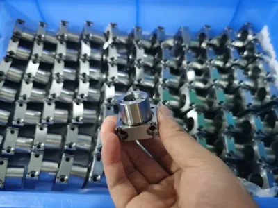 جزء مصنوع من الفولاذ المقاوم للصدأ باستخدام الحاسب الآلي ذي 5 محاور