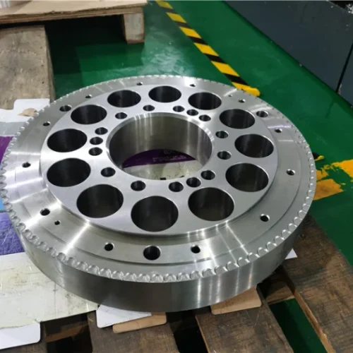 огромная нержавеющая сталь cnc шестерни обрабатывая часть