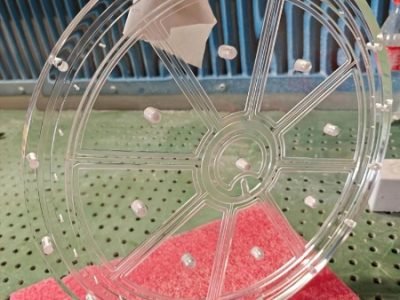 polissage de l'acrylique