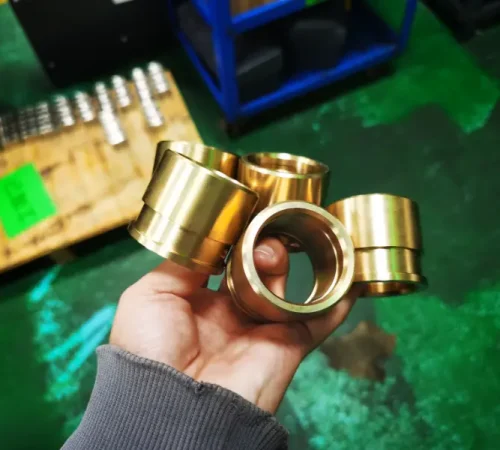 cnc machining bronze pipe part