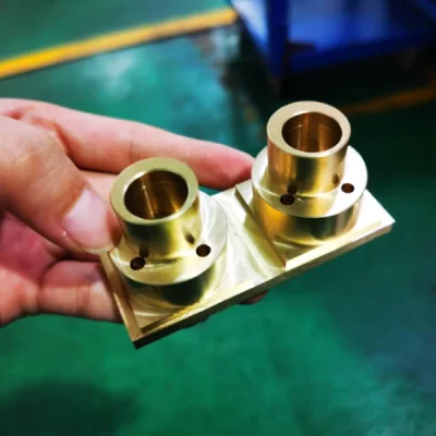 parte in bronzo lavorata a cnc