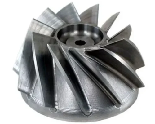mecanizado cnc de álabes de turbina de magnesio