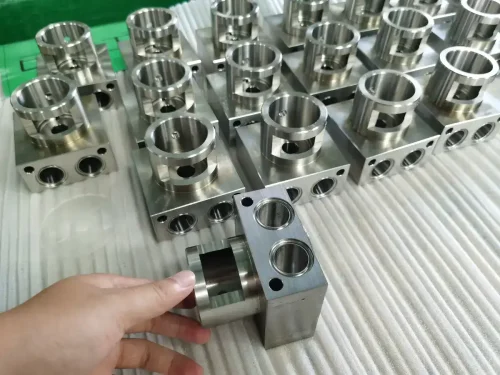 finished aluminum part