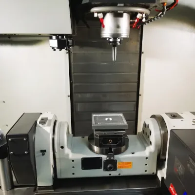 haas 5 achsen bearbeitung innenansicht