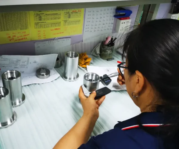 size testing for metal part