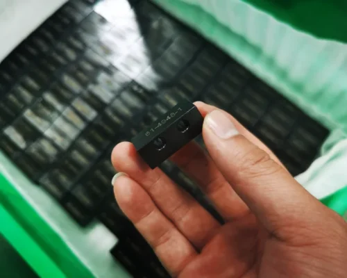 cnc-bearbeitetes Teil aus Massenstahl