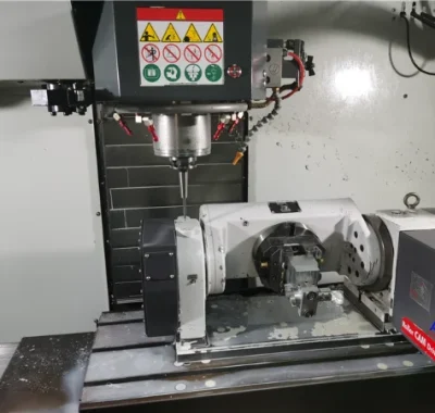4축 CNC 가공 뷰